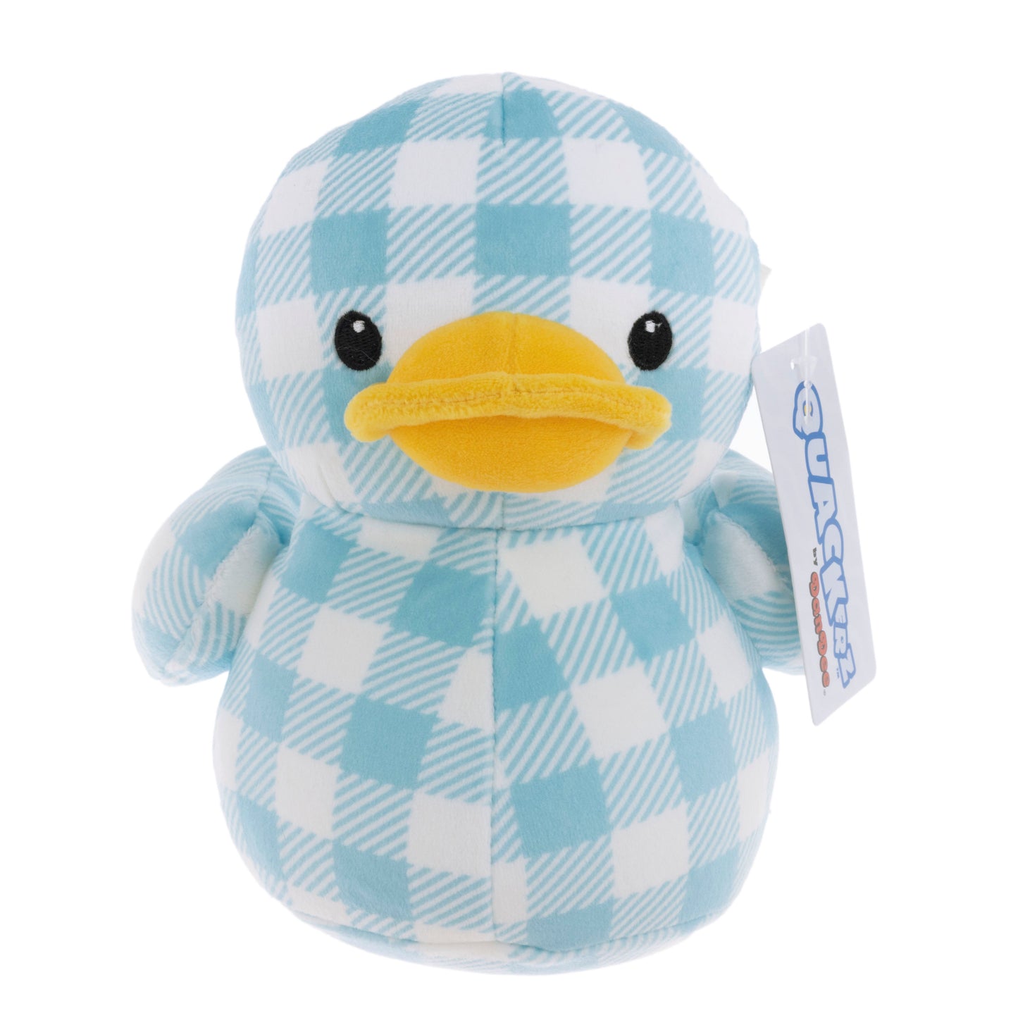 Quackerz Dale Blue Checker Easter Plush