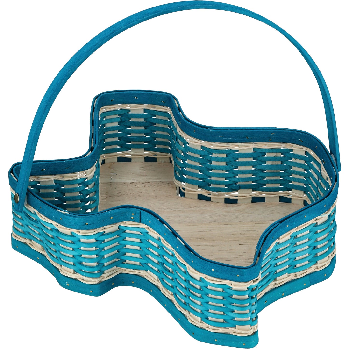 Destination Holiday Texas Wood Chip Easter Basket - Blue