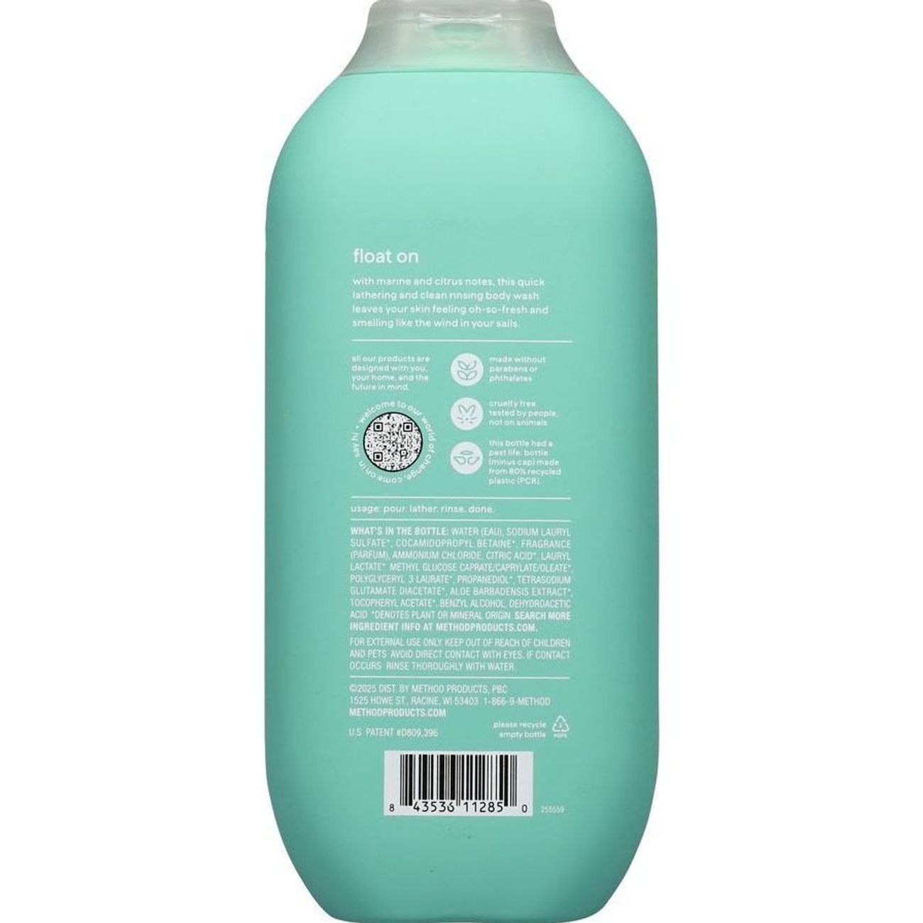 method Men's Body Wash - Marine + Mist
