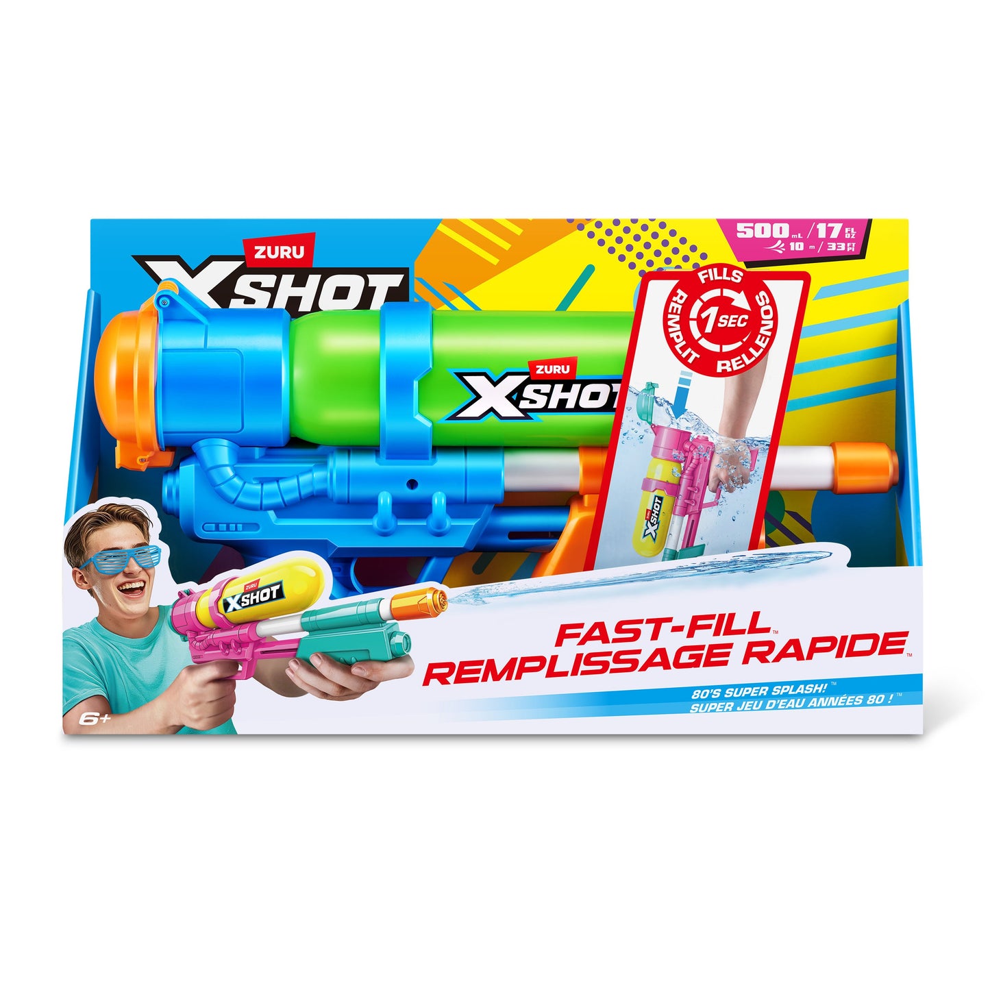 Zuru XSHOT Retro Fast-Fill Water Blaster - Assorted Colors