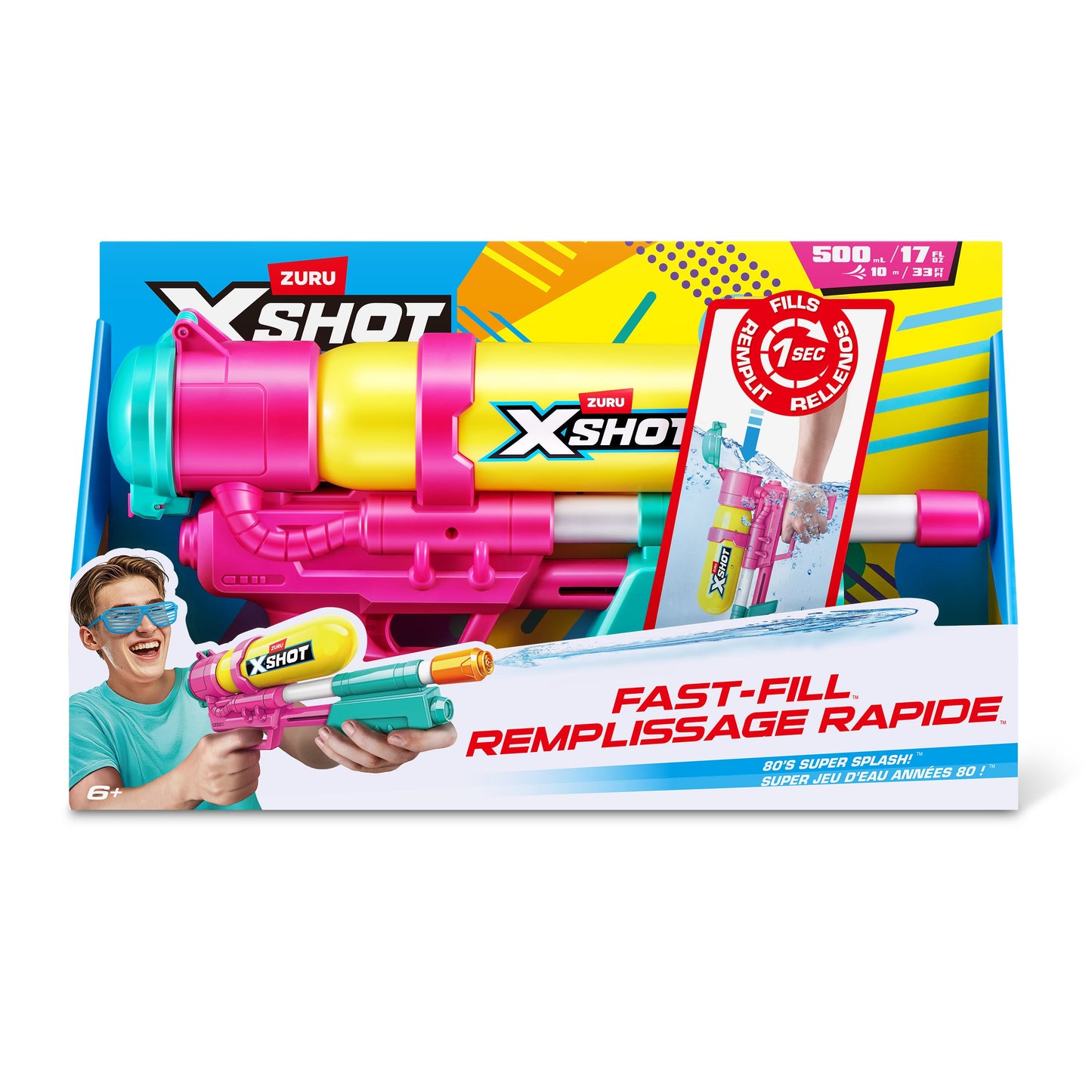 Zuru XSHOT Retro Fast-Fill Water Blaster - Assorted Colors