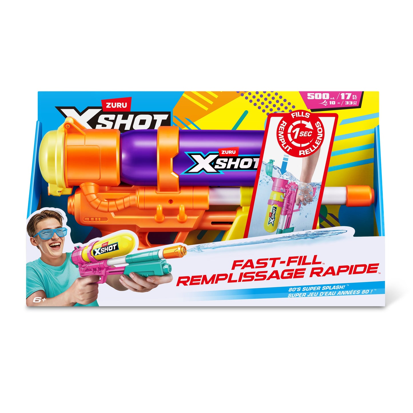Zuru XSHOT Retro Fast-Fill Water Blaster - Assorted Colors