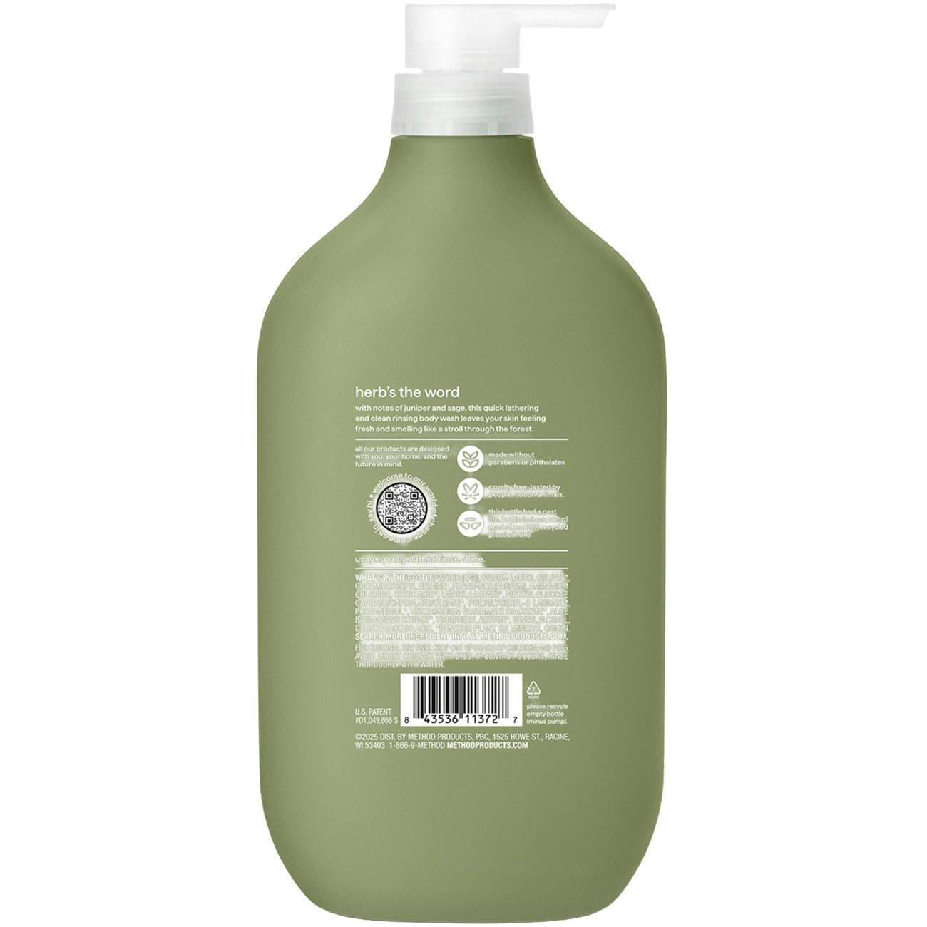 method Men's Body Wash - Juniper + Sage