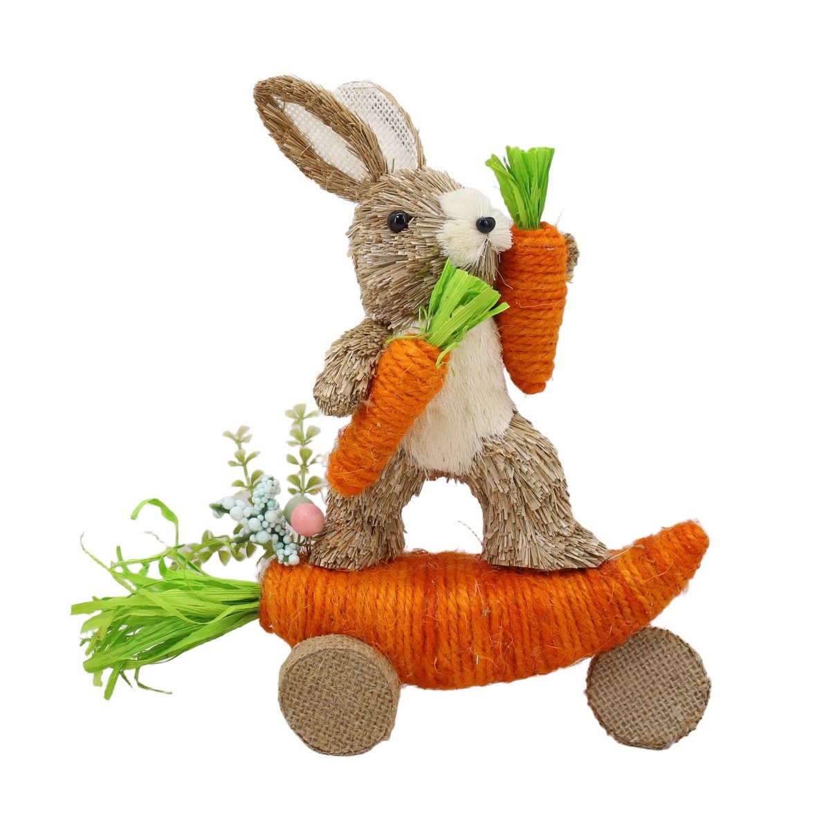 Destination Holiday Skateboard Sisal Bunny Easter Décor