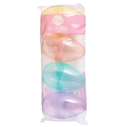 Destination Holiday Plastic Easter Filler Eggs - Glitter