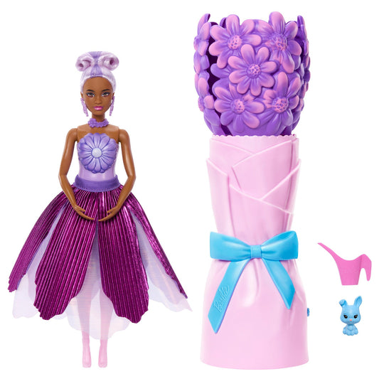 Barbie Petal Pop Purple Daisy Doll