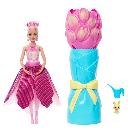 Barbie Petal Pop Pink Tulip Doll