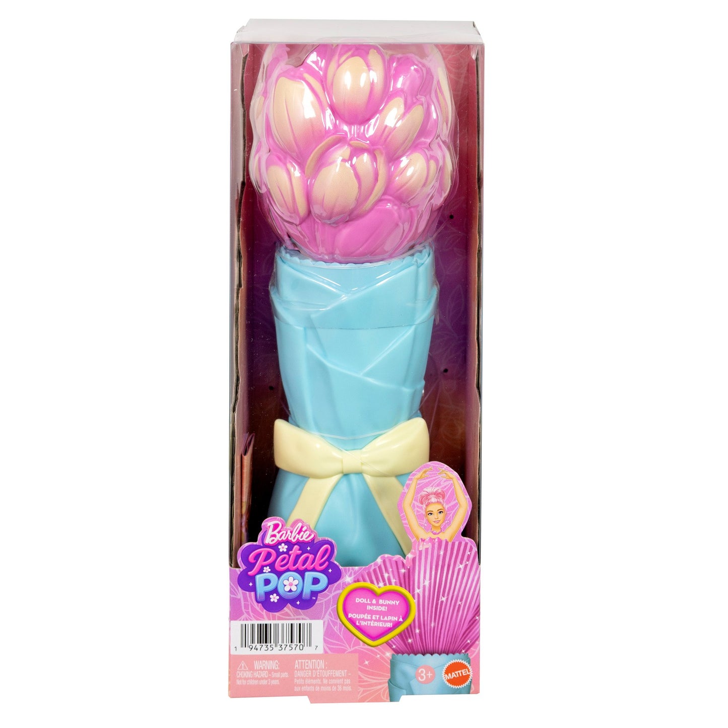 Barbie Petal Pop Pink Tulip Doll