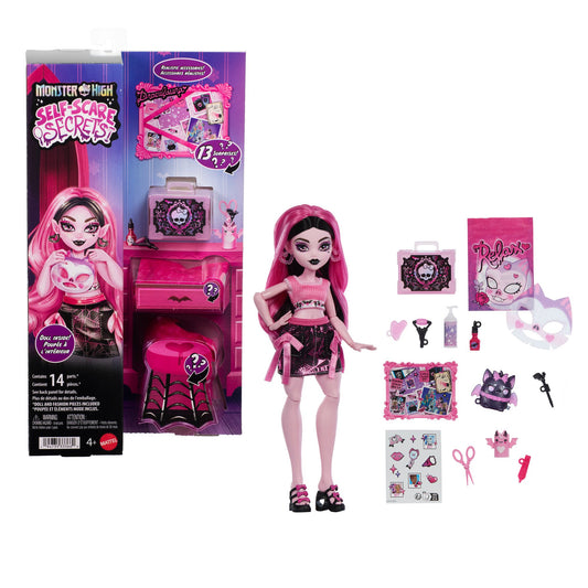 Monster High Self-Scare Secrets Draculaura Doll & Accessories