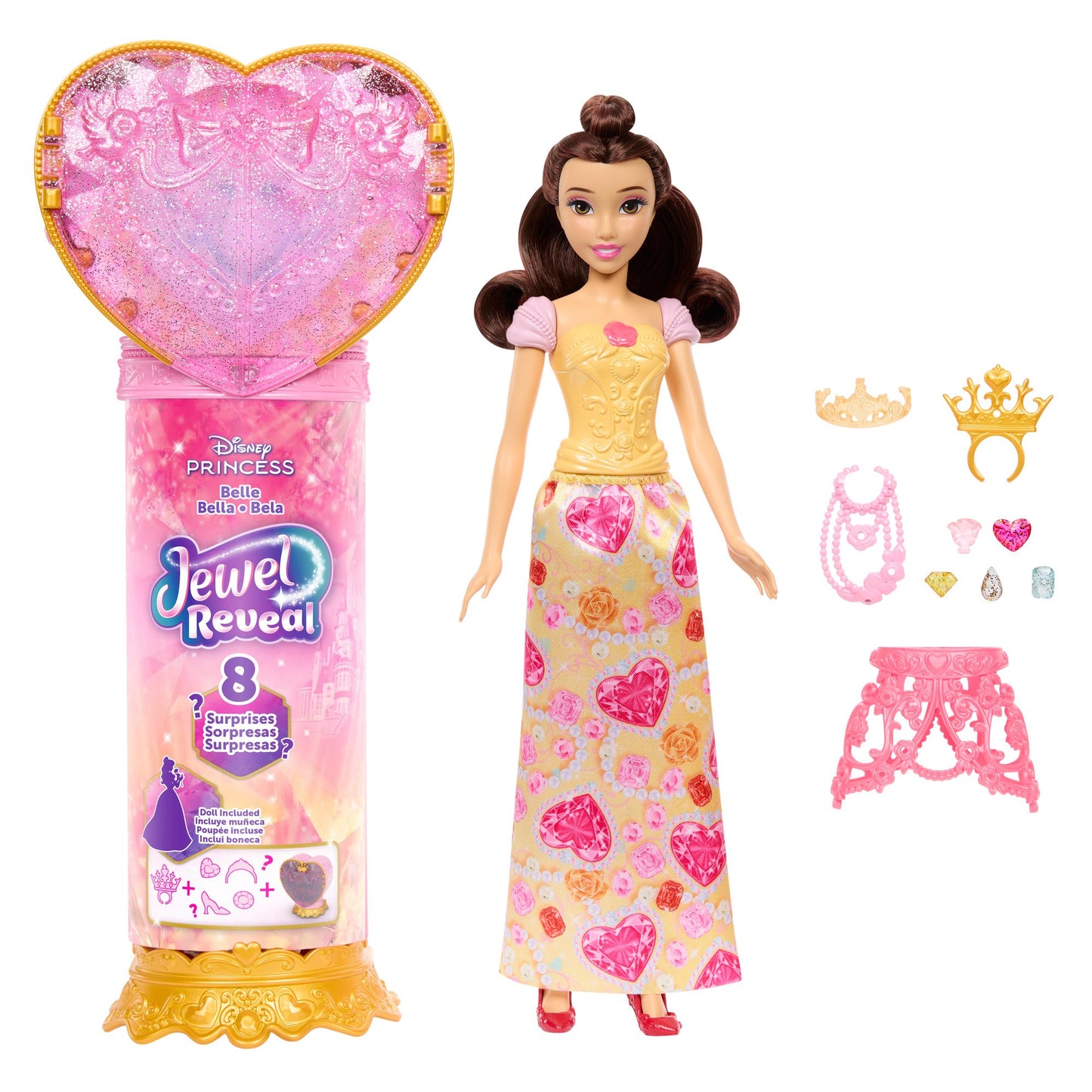 Disney Princess Jewel Reveal Belle Doll