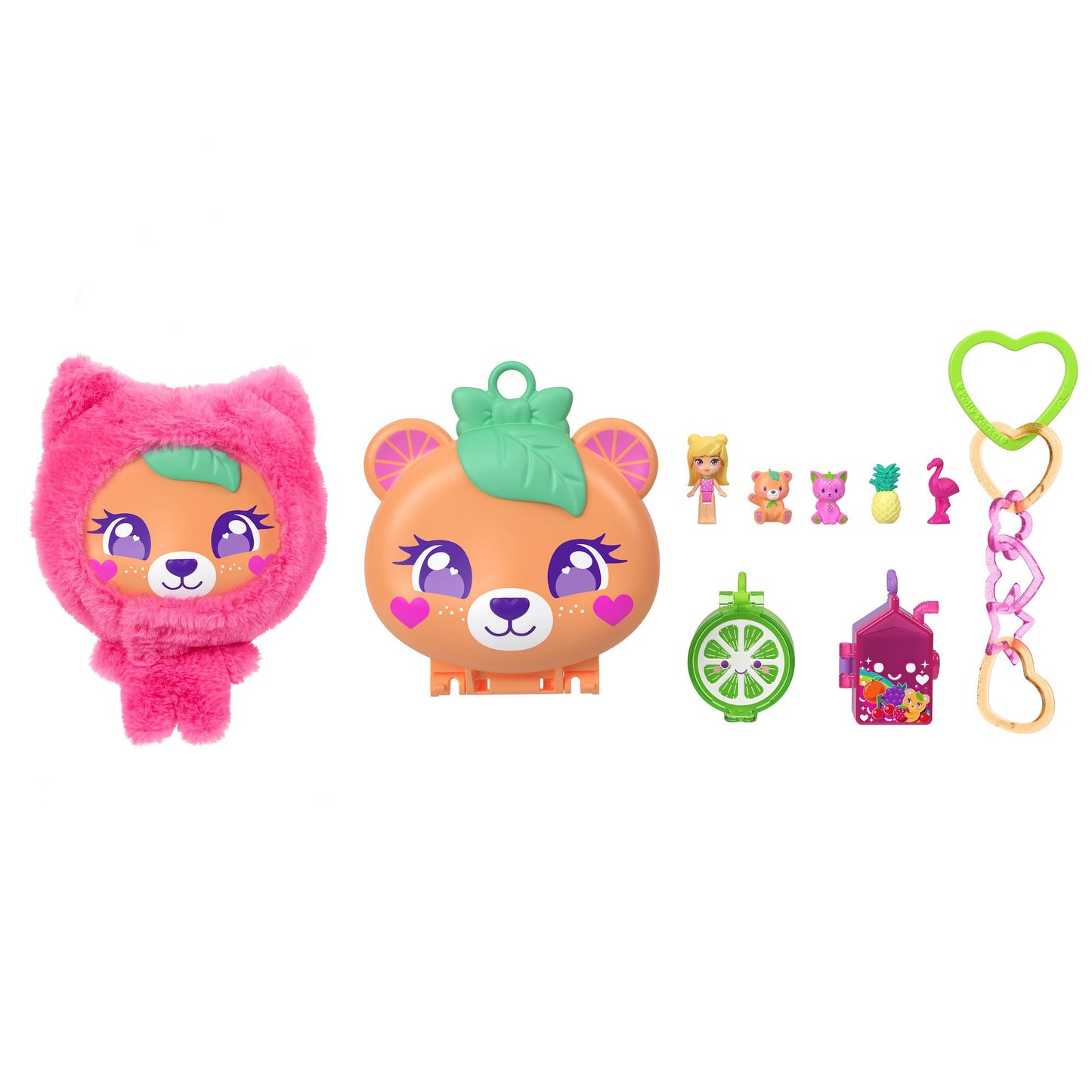 Polly Pocket Plushie Bear Compact