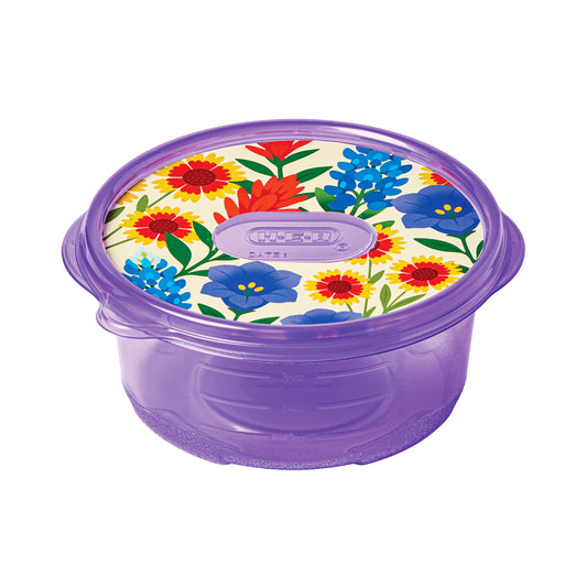 H-E-B Texas Tough Large Bowl Food Storage Container - Purple, 7 pk