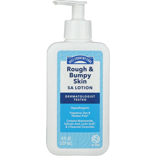 Hill Country Fare Rough & Bumpy Skin Lotion with Salicylic Acid - Fragrance Free