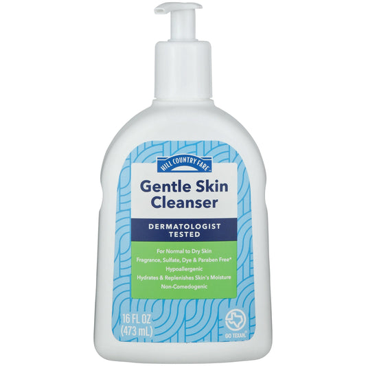 Hill Country Fare Gentle Skin Cleanser - Normal to Dry Skin, Fragrance Free