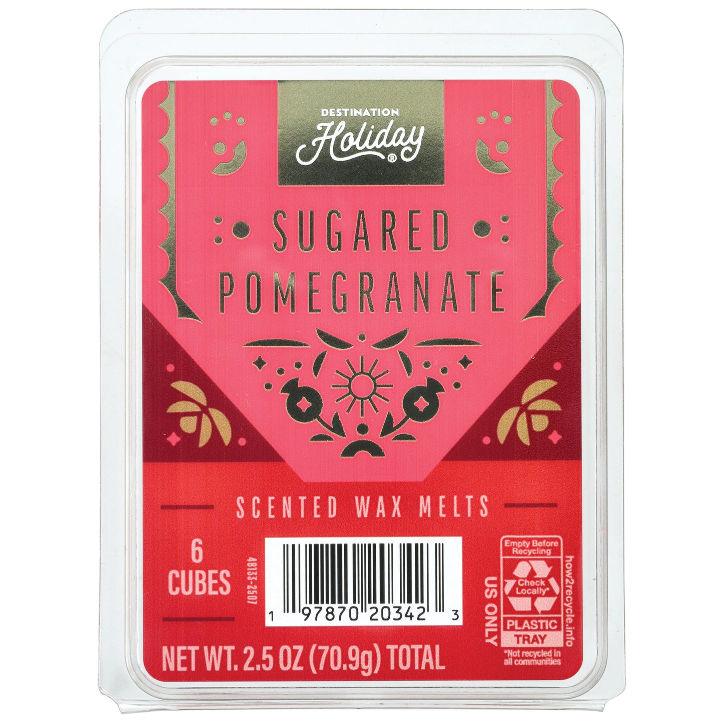 Destination Holiday Sugared Pomegranate Scented Wax Melts