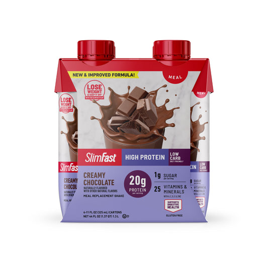 SlimFast High Protein 30g Protein Shakes - Creamy Chocolate