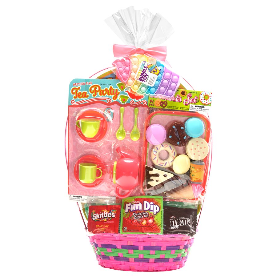 Wondertreats Tea Party Theme Easter Gift Basket