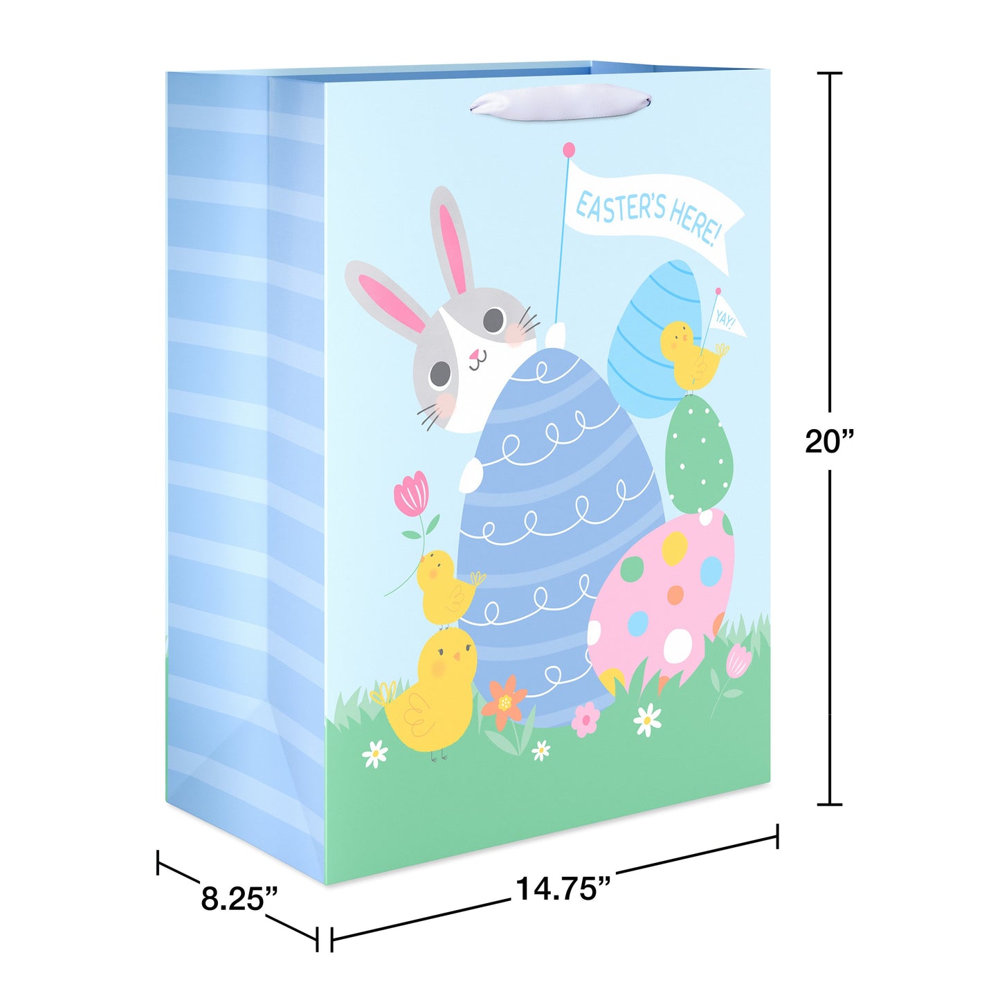 American Greetings Bunny with Eggs Jumbo Easter Gift Bag