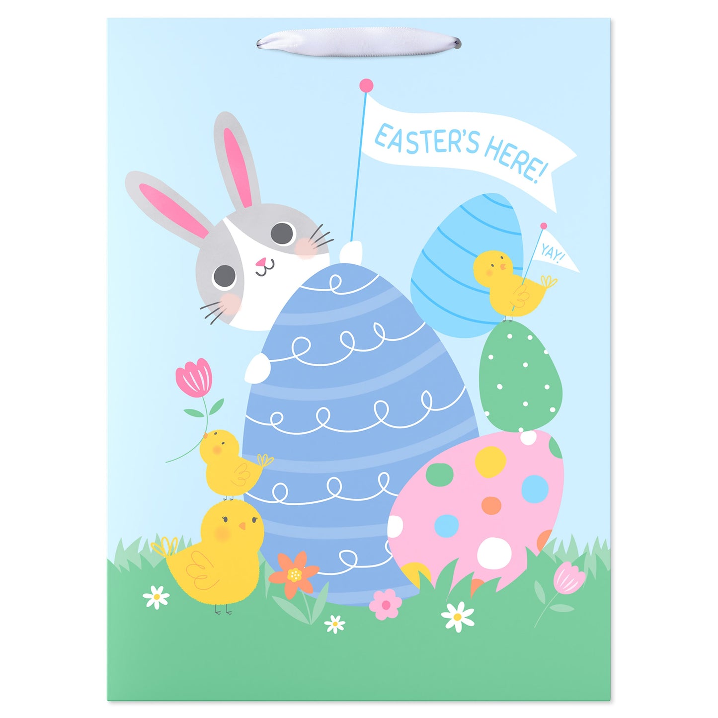 American Greetings Bunny with Eggs Jumbo Easter Gift Bag