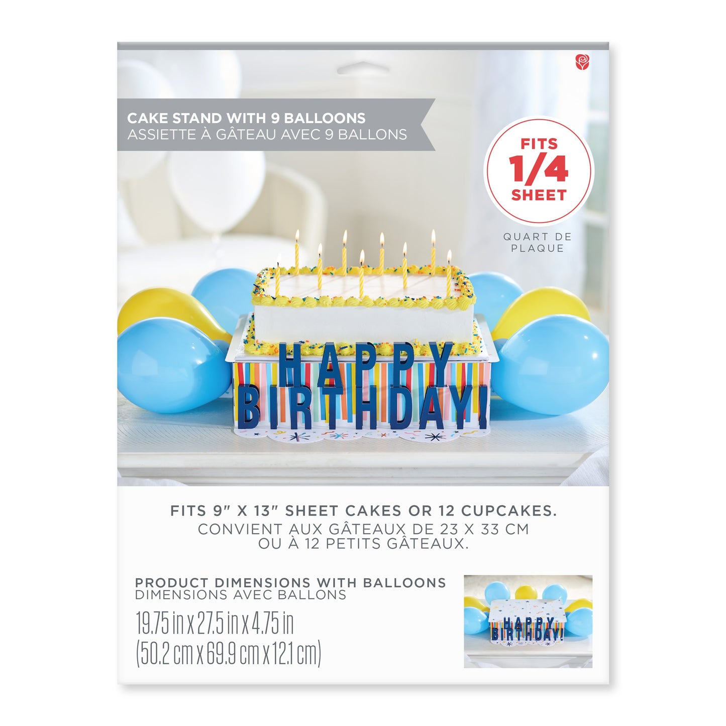 American Greetings Happy Birthday Pop-Up Cake Stand Kit