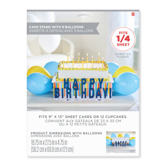 American Greetings Happy Birthday Pop-Up Cake Stand Kit