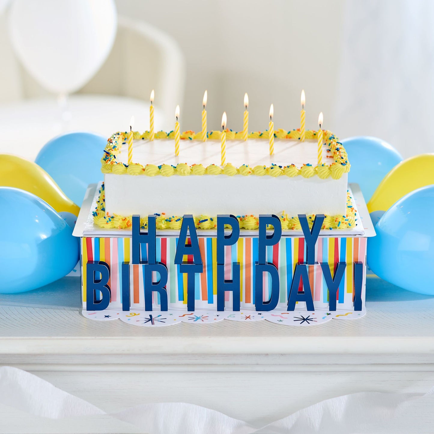 American Greetings Happy Birthday Pop-Up Cake Stand Kit