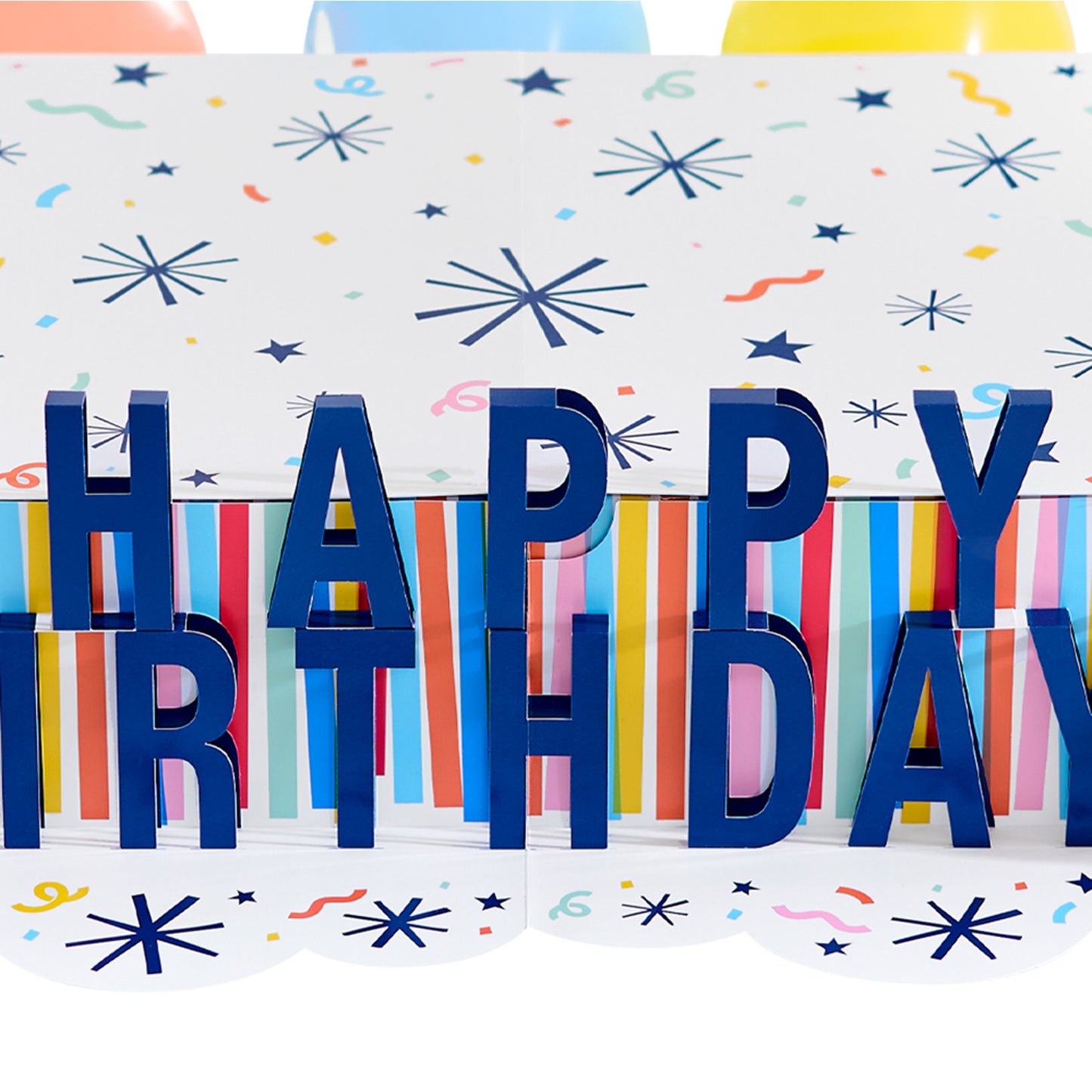 American Greetings Happy Birthday Pop-up Cake Stand with Balloons Kit