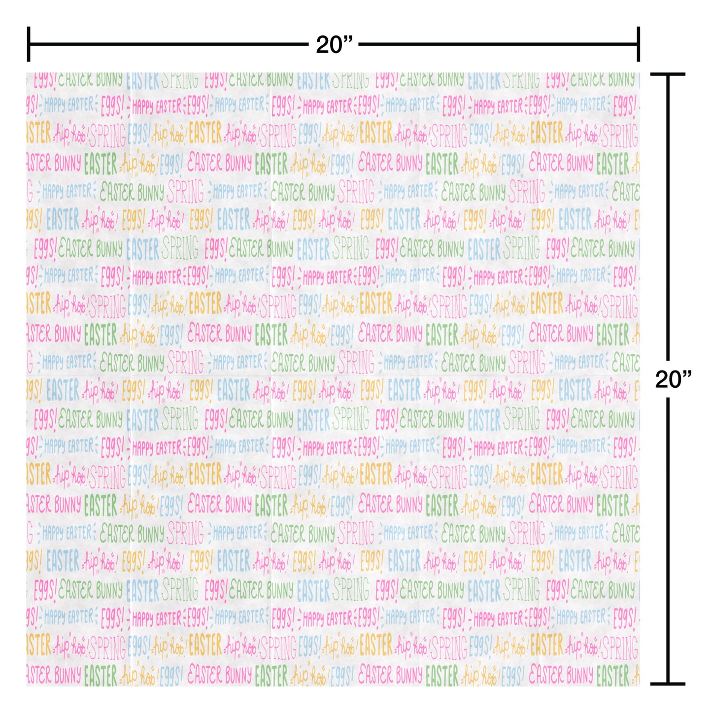 American Greetings Lettering Tissue Paper Easter Gift Tissue Paper, 8 ct