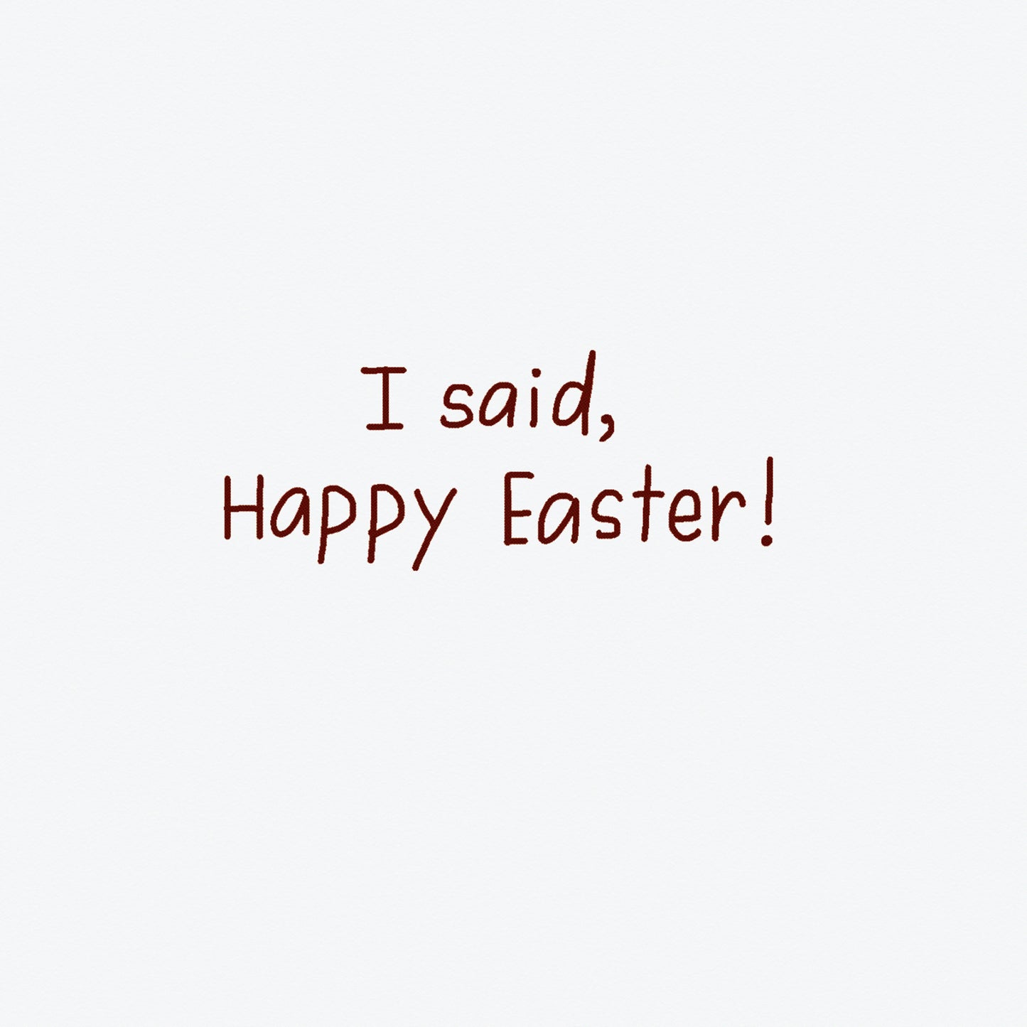 American Greetings Funny Easter Card - Chocolate Bunnies