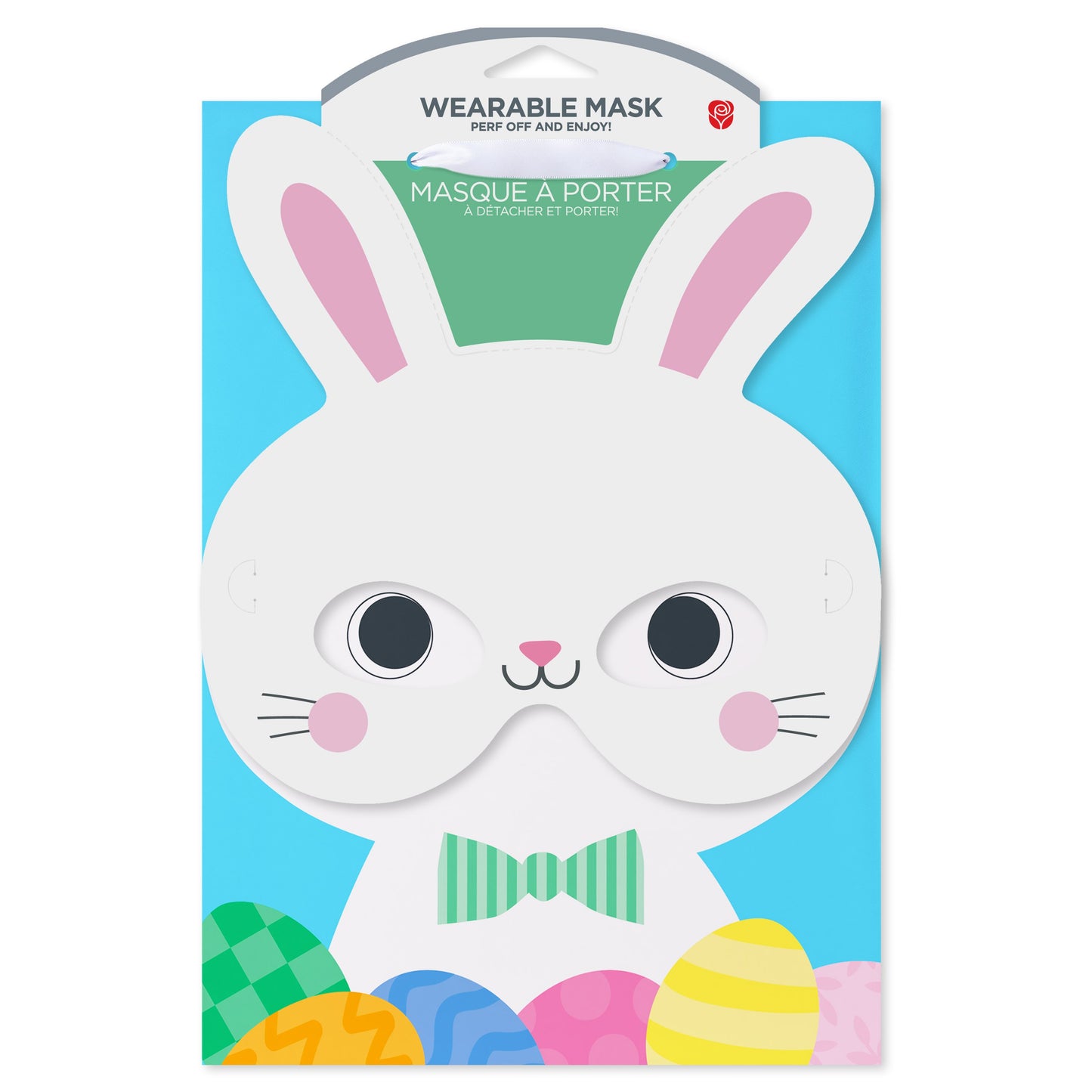 American Greetings Easter Bunny Gift Bag with Removable Bunny Mask