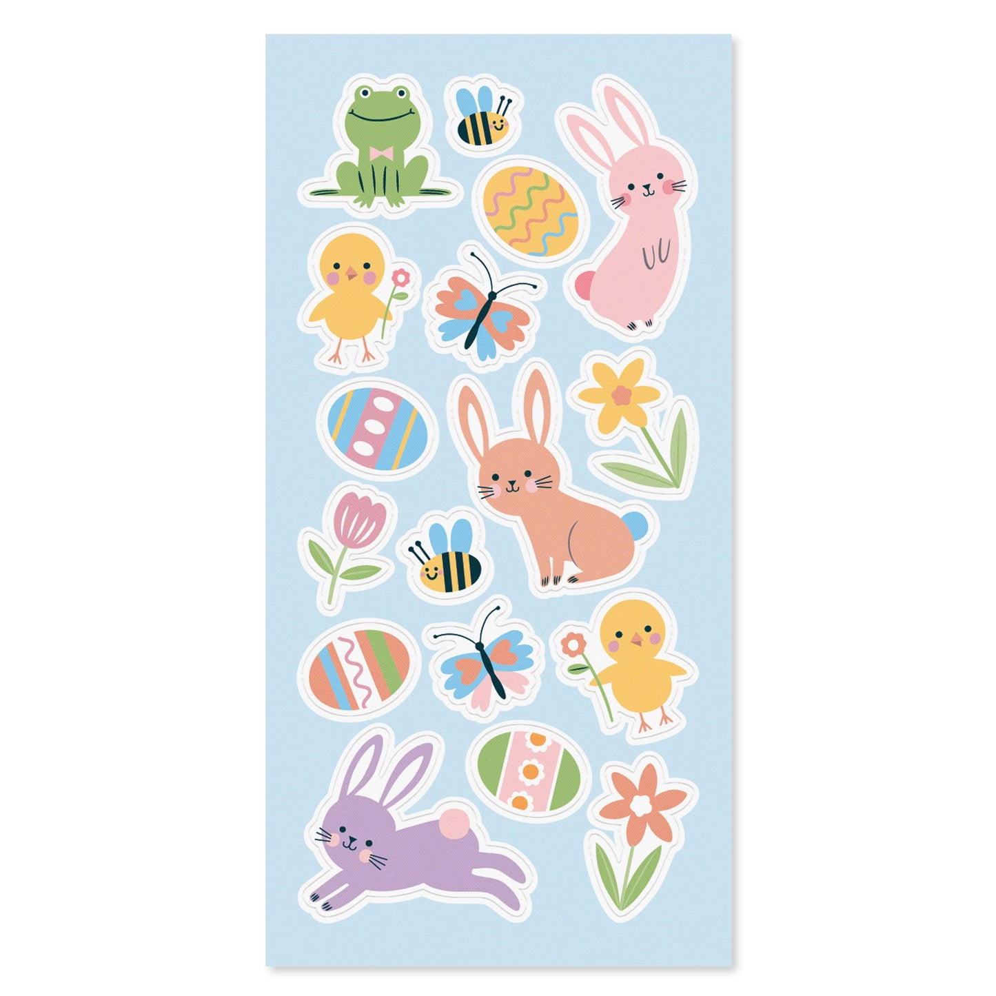 American Greetings Easter Mini Sticker Roll, Easter & Spring Characters (1 Roll, 187 Stickers)