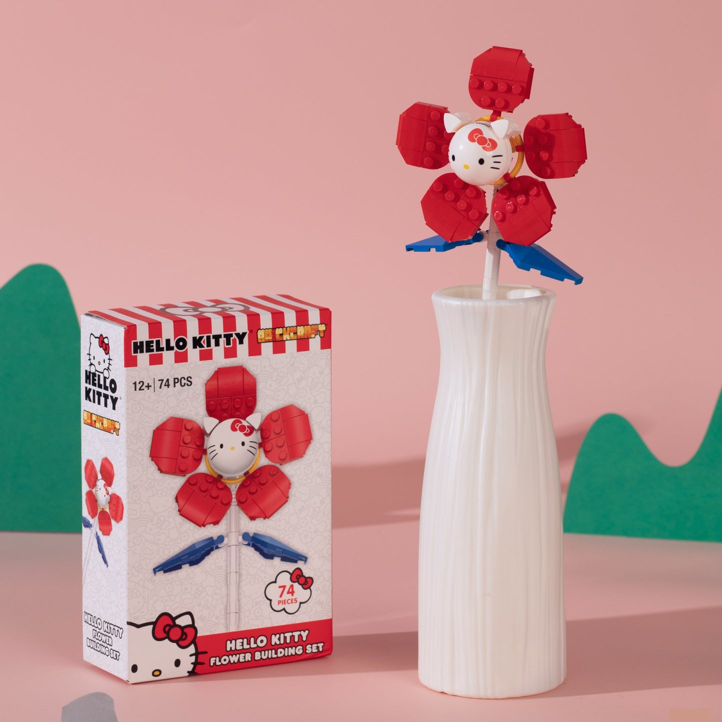 Brickcraft Hello Kitty Flower Building Set