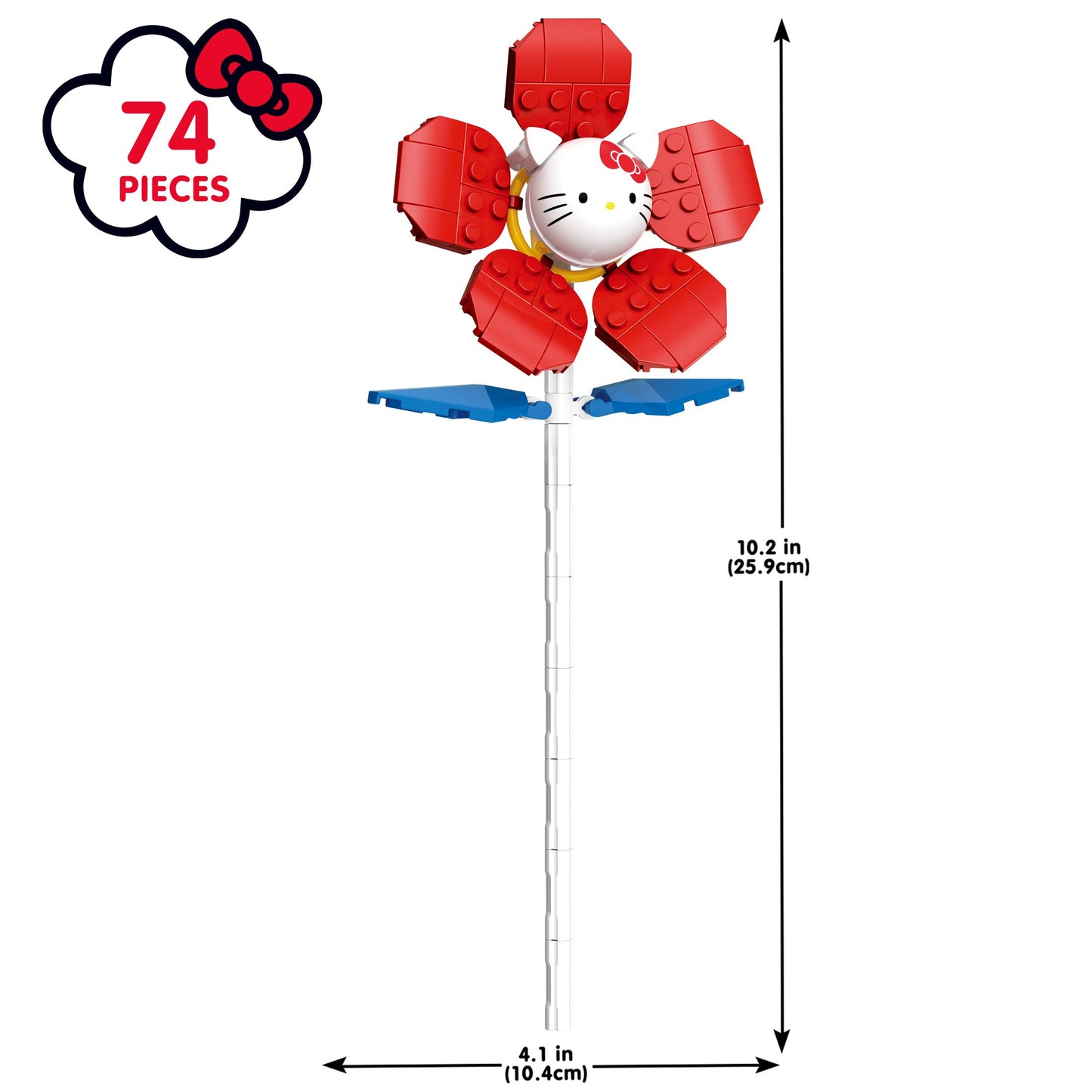 Brickcraft Hello Kitty Flower Building Set