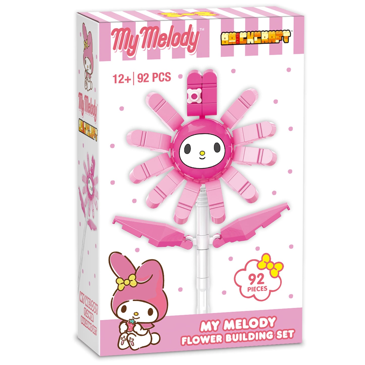 Brickcraft Hello Kitty My Melody Flower Building Set