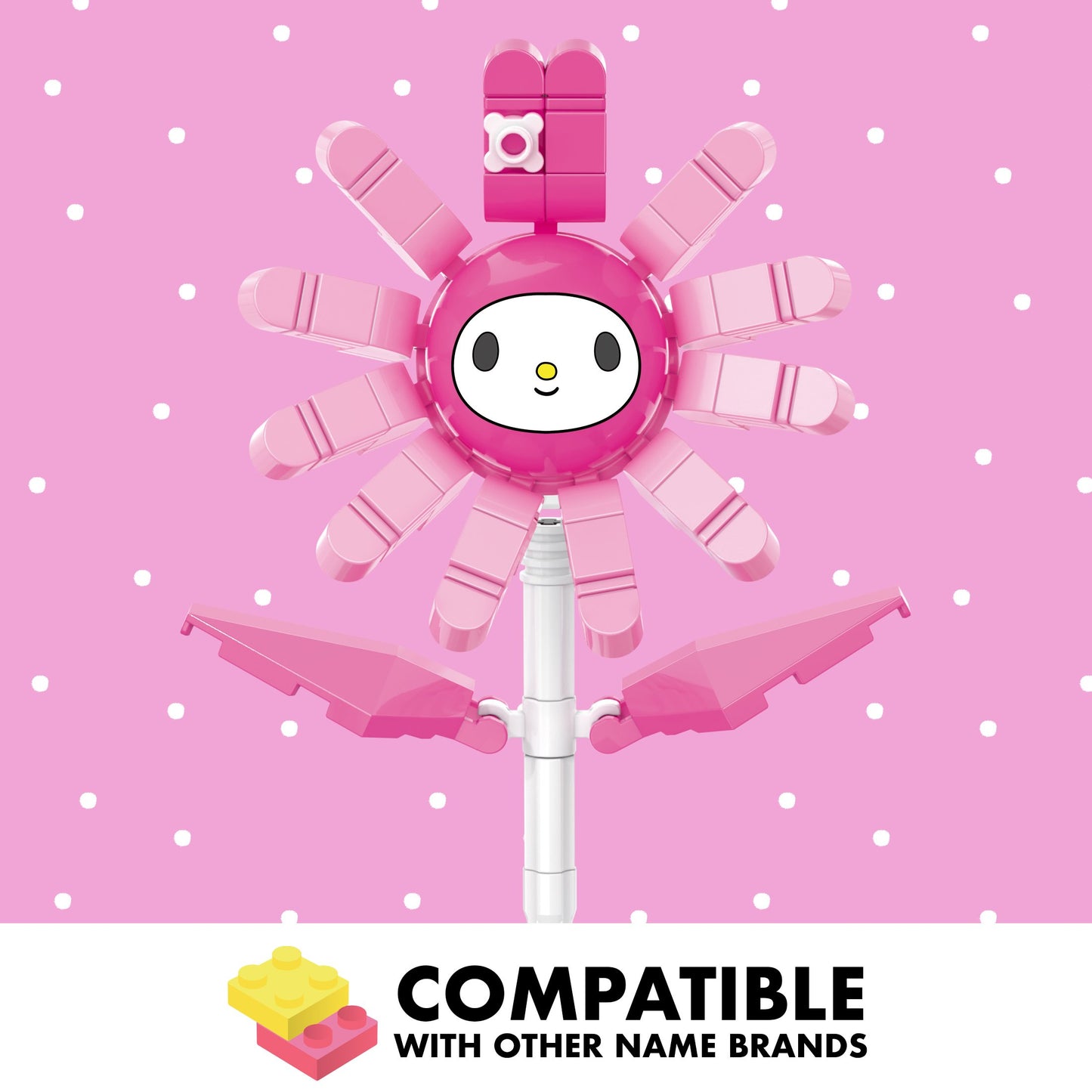 Brickcraft Hello Kitty My Melody Flower Building Set