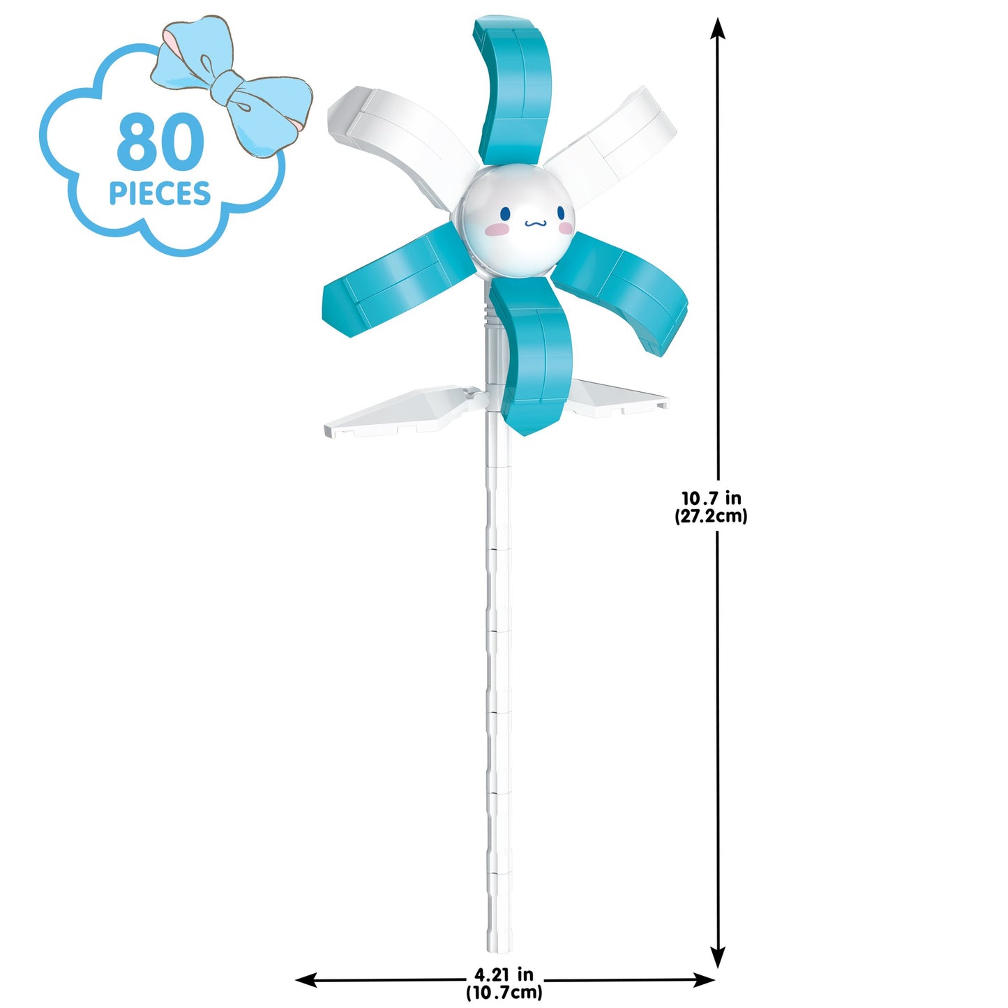 Brickcraft Hello Kitty Cinnamoroll Flower Building Set