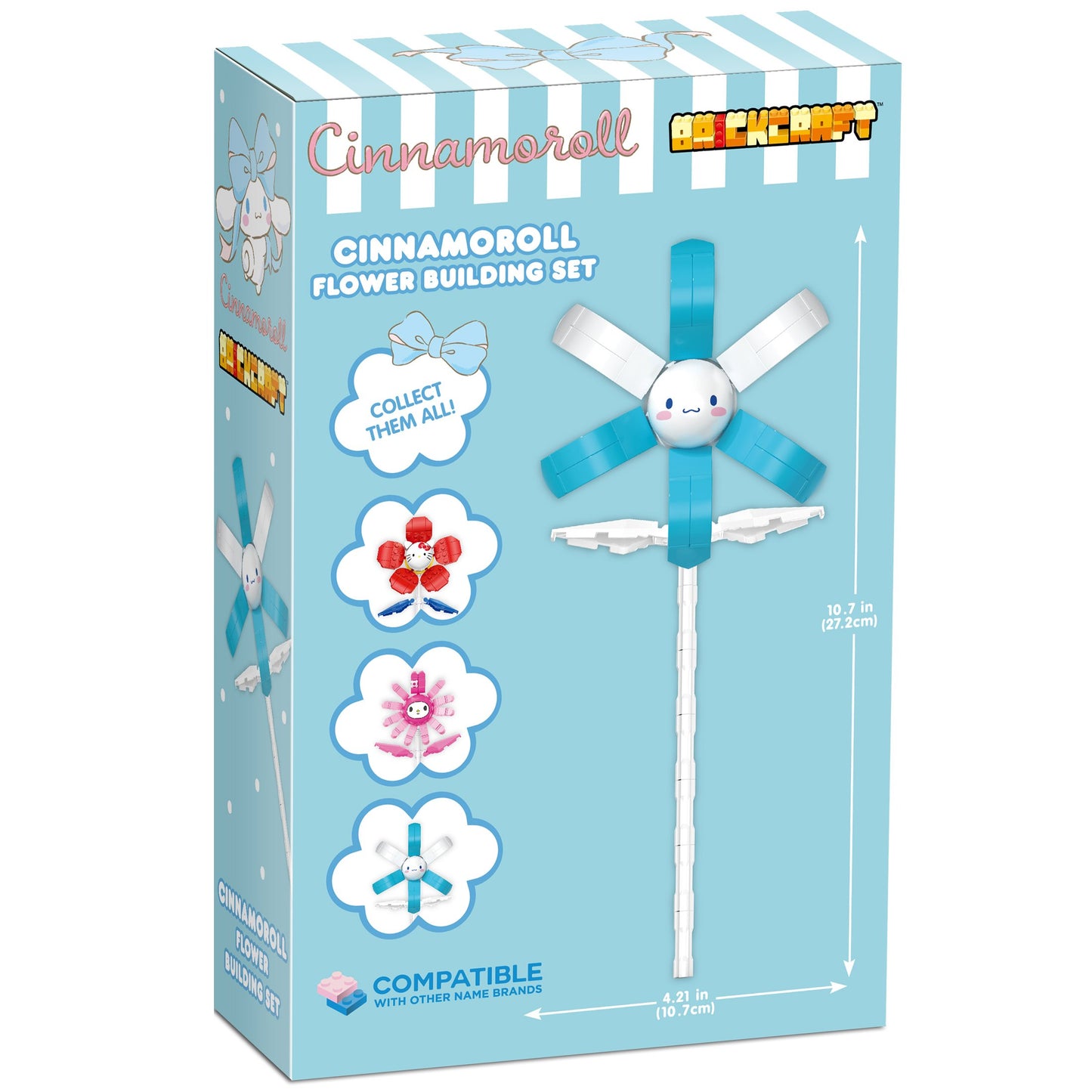 Brickcraft Hello Kitty Cinnamoroll Flower Building Set