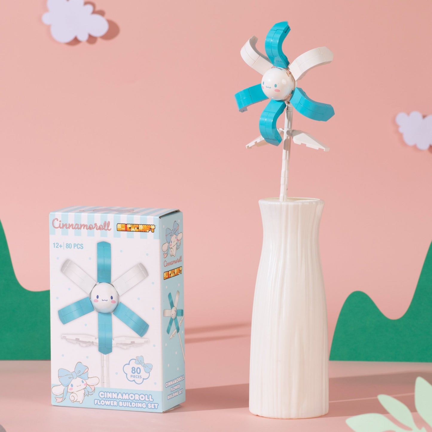 Brickcraft Hello Kitty Cinnamoroll Flower Building Set