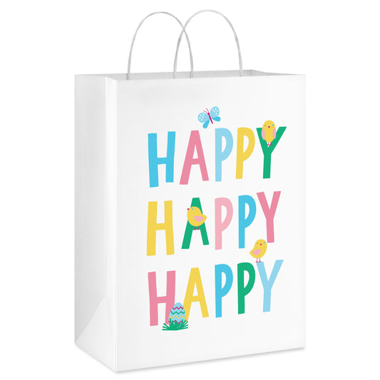 American Greetings Happy Vibes Large Easter Gift Bag