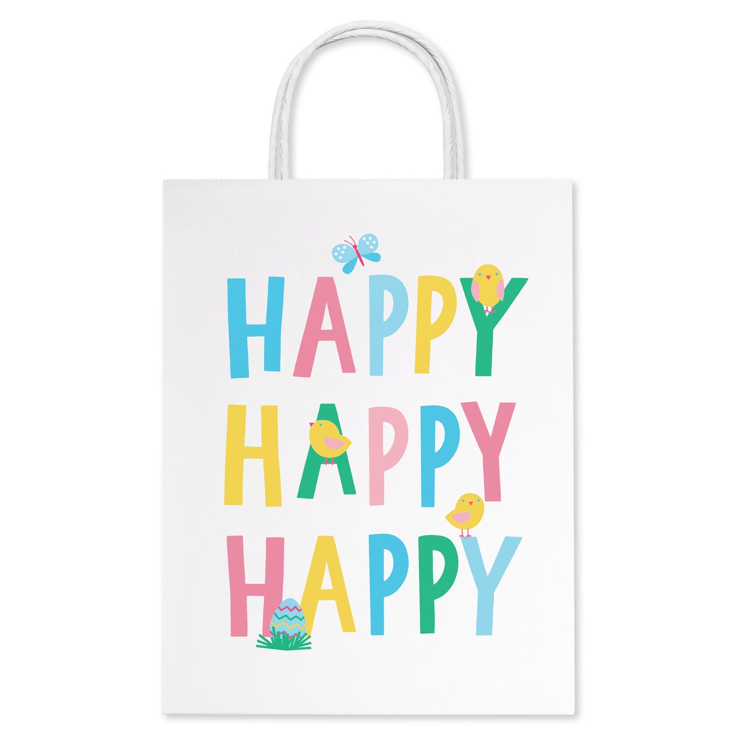 American Greetings Happy Vibes Large Easter Gift Bag