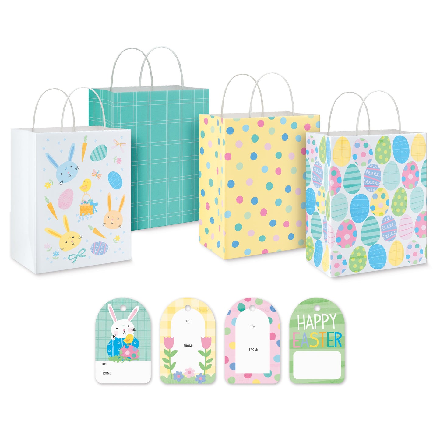 American Greetings Easter Gift Bag Combo Ensemble with Tags