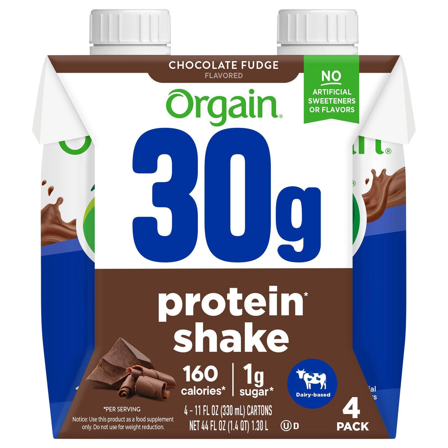 Orgain 30G Chocolate Fudge Protein Shake