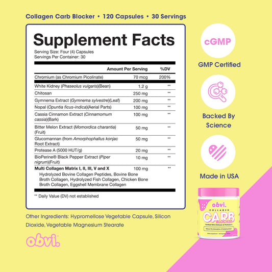 Obvi Collagen Carb Blocker