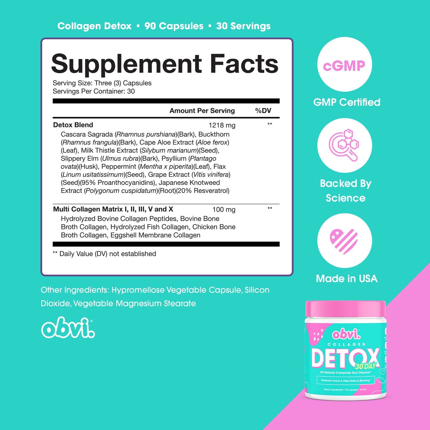 Obvi Collagenic 30 Day Detox