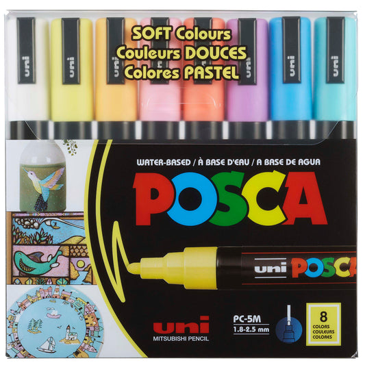 POSCA Water Based Paint Markers - Soft Colours