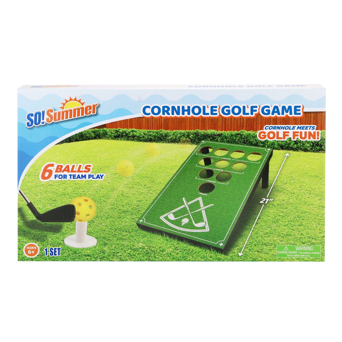 So! Summer Cornhole Golf Game Set