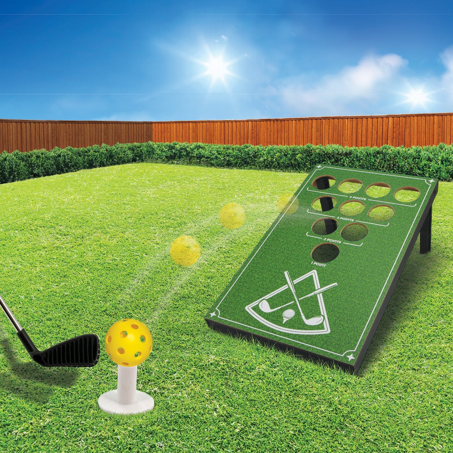 So! Summer Cornhole Golf Game Set