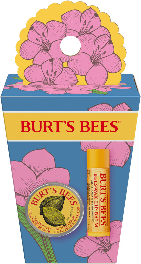 Burt's Bees Spring Surprise Cuticle Cream & Lip Balm Easter Gift Set - Beeswax