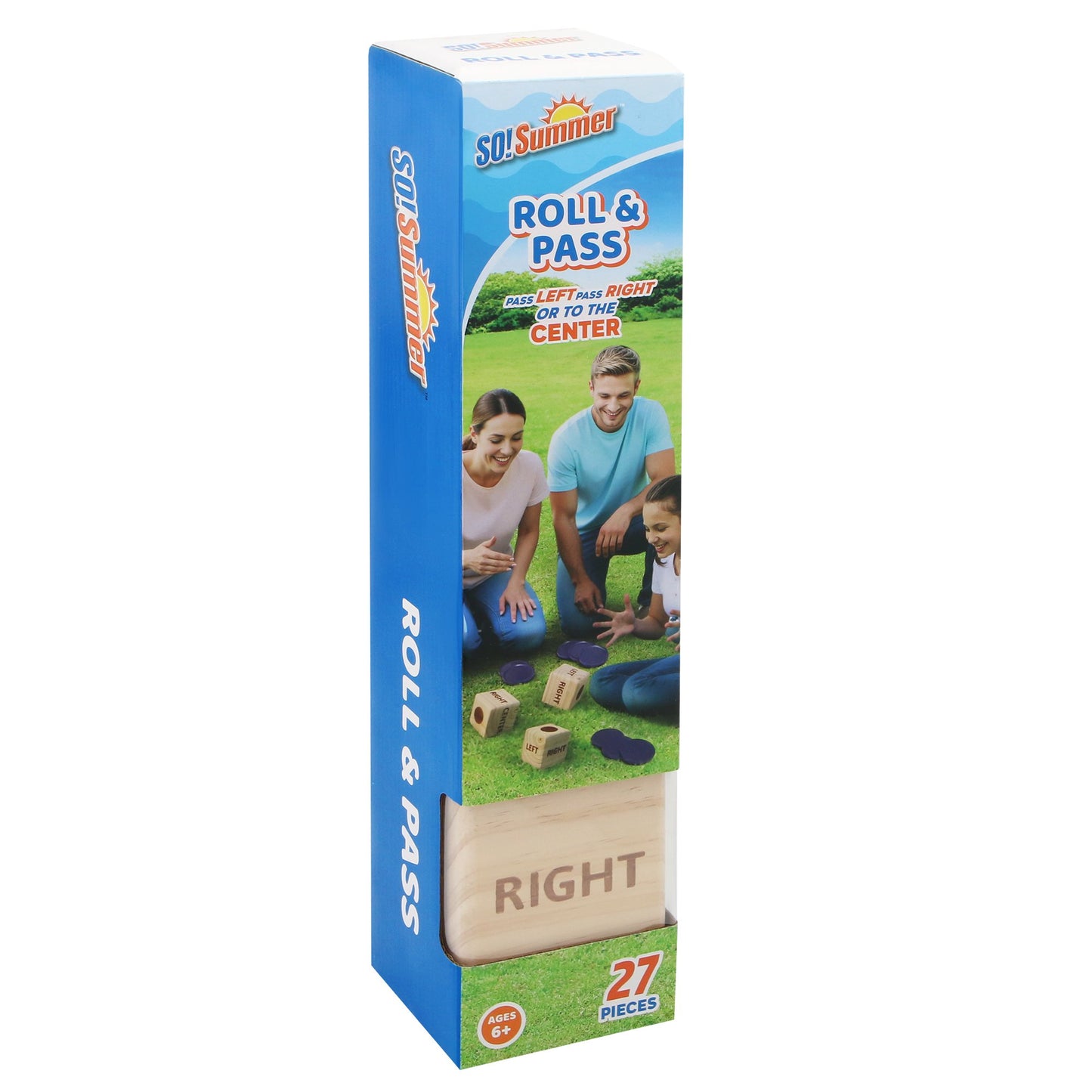 So! Summer Roll & Pass Left Center Right Game