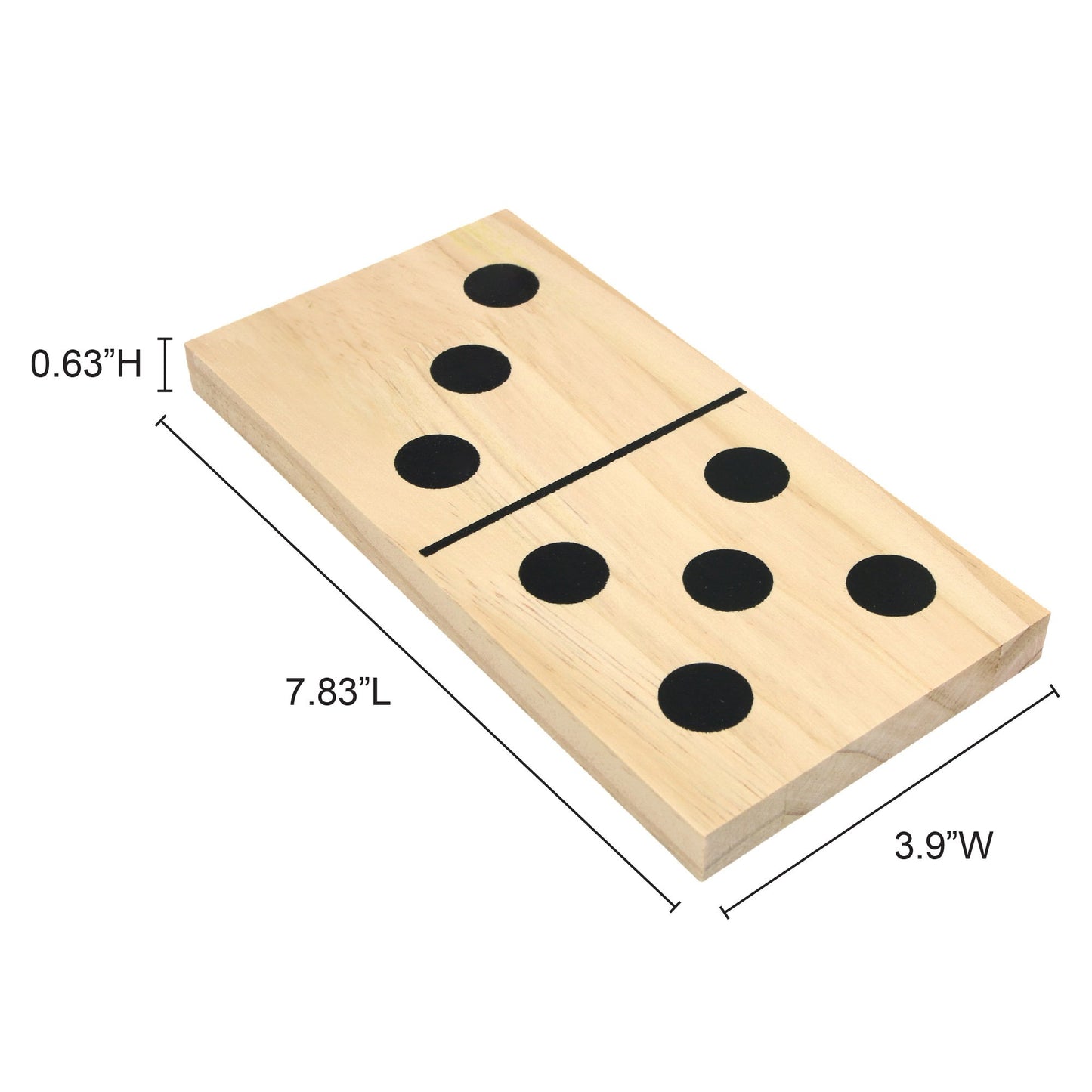 So Summer Jumbo Wooden Dominoes Set